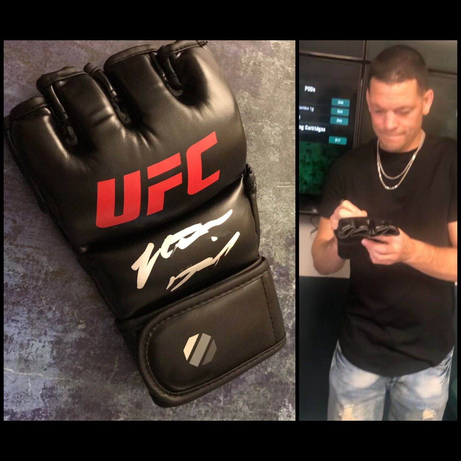 Buy a Nate Diaz Signed Glove: The Ultimate Guide for Big Fans
