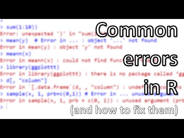 What are r traps (Learn about these common pitfalls in r programming)