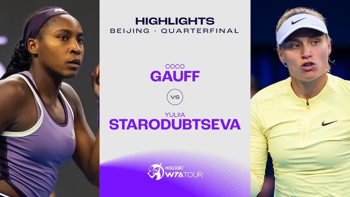Y. Starodubtsewa vs Coco Gauff, the strong showdown, who can have the last laugh.