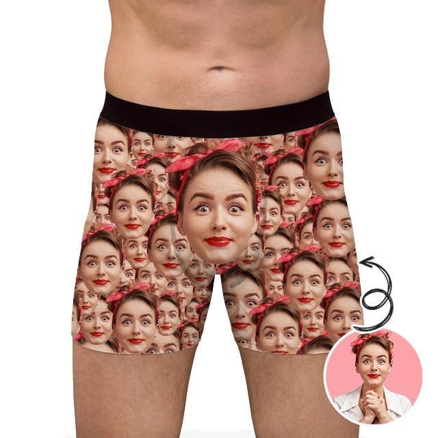 Boxers with face on them: The funniest gift idea ever! Order yours today!