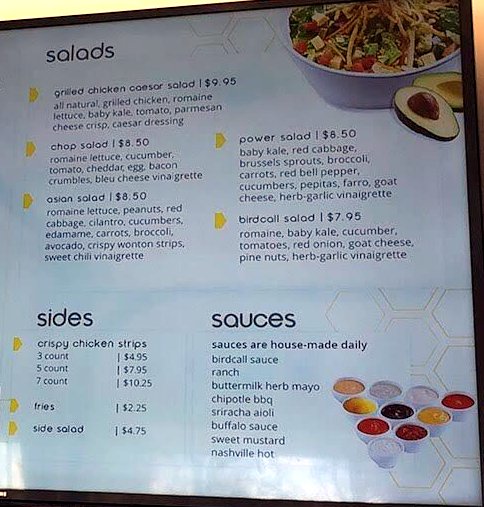 Birdcall Menu Prices and Food: All the Details You Need to Know