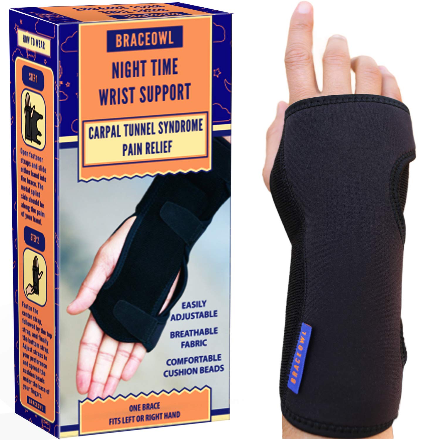 Carpal Tunnel Brace for Sleep: Get a Good Nights Rest with the Right Support.