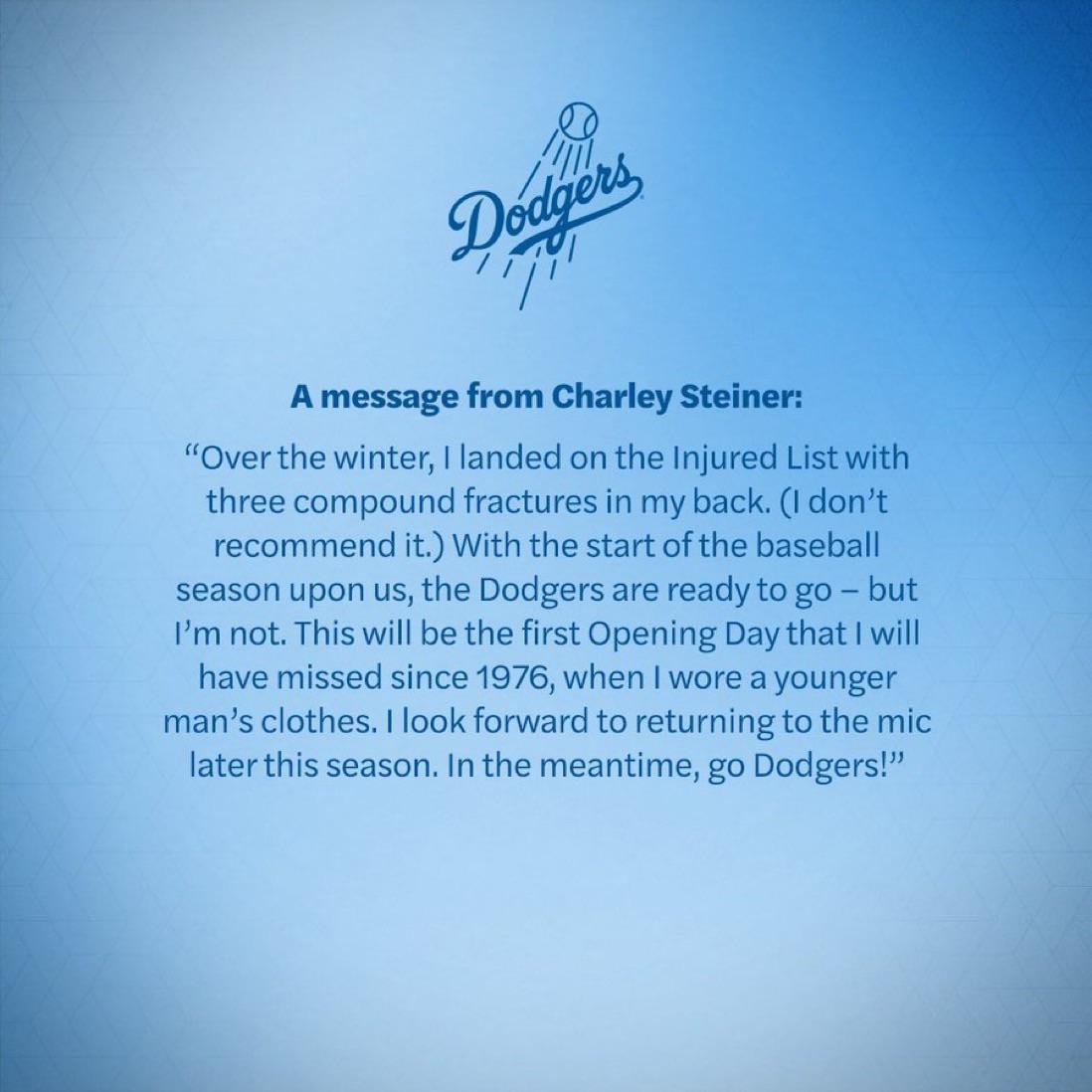 How did Charley Steiner break his back? (Heres the story about his injury)