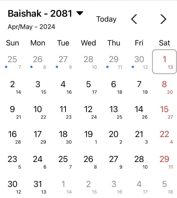 Nepali Calendar 2081 is Here! Check Out All the Holidays Now.