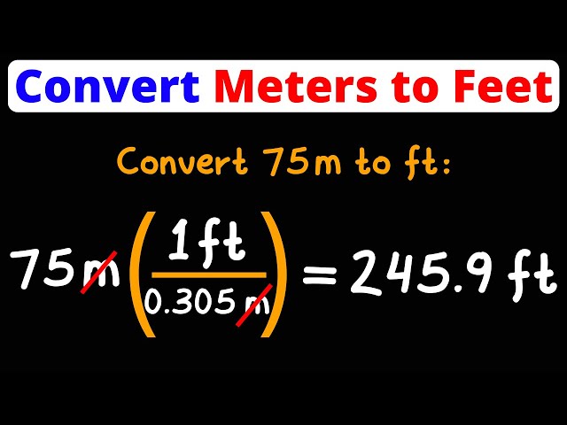 1.87 m to ft: Quick Conversion and Simple Explanation!