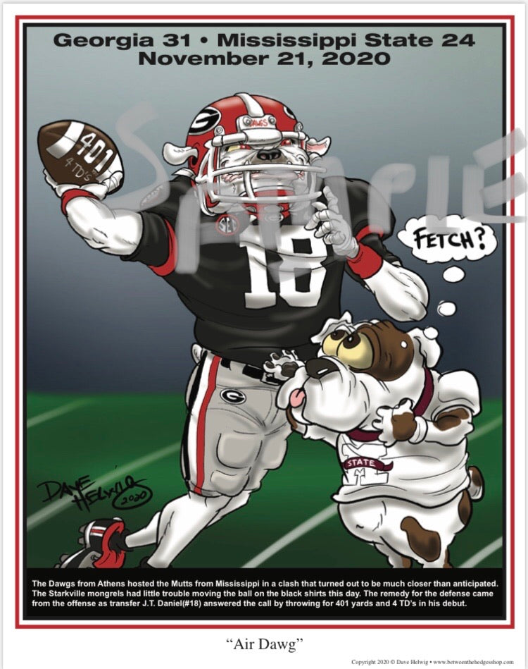 See This! Hilarious Georgia vs Mississippi State Cartoon.