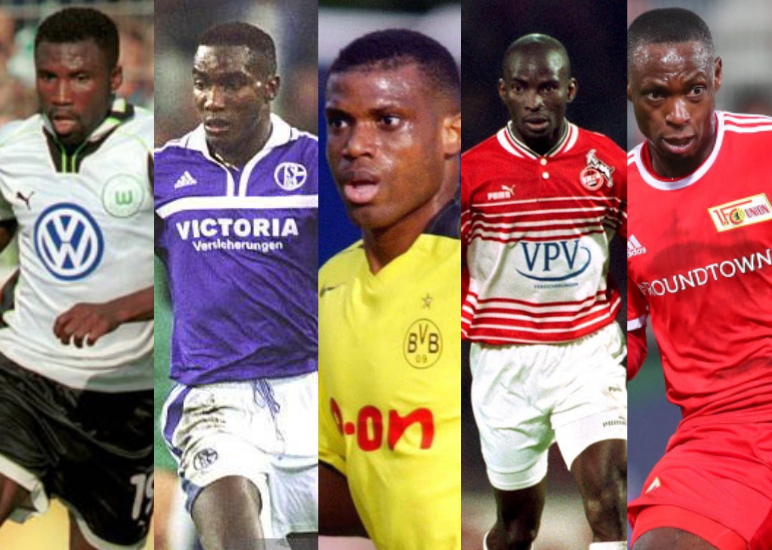 Nigerian Soccer Players in German between 1980 and 1990, the best players.