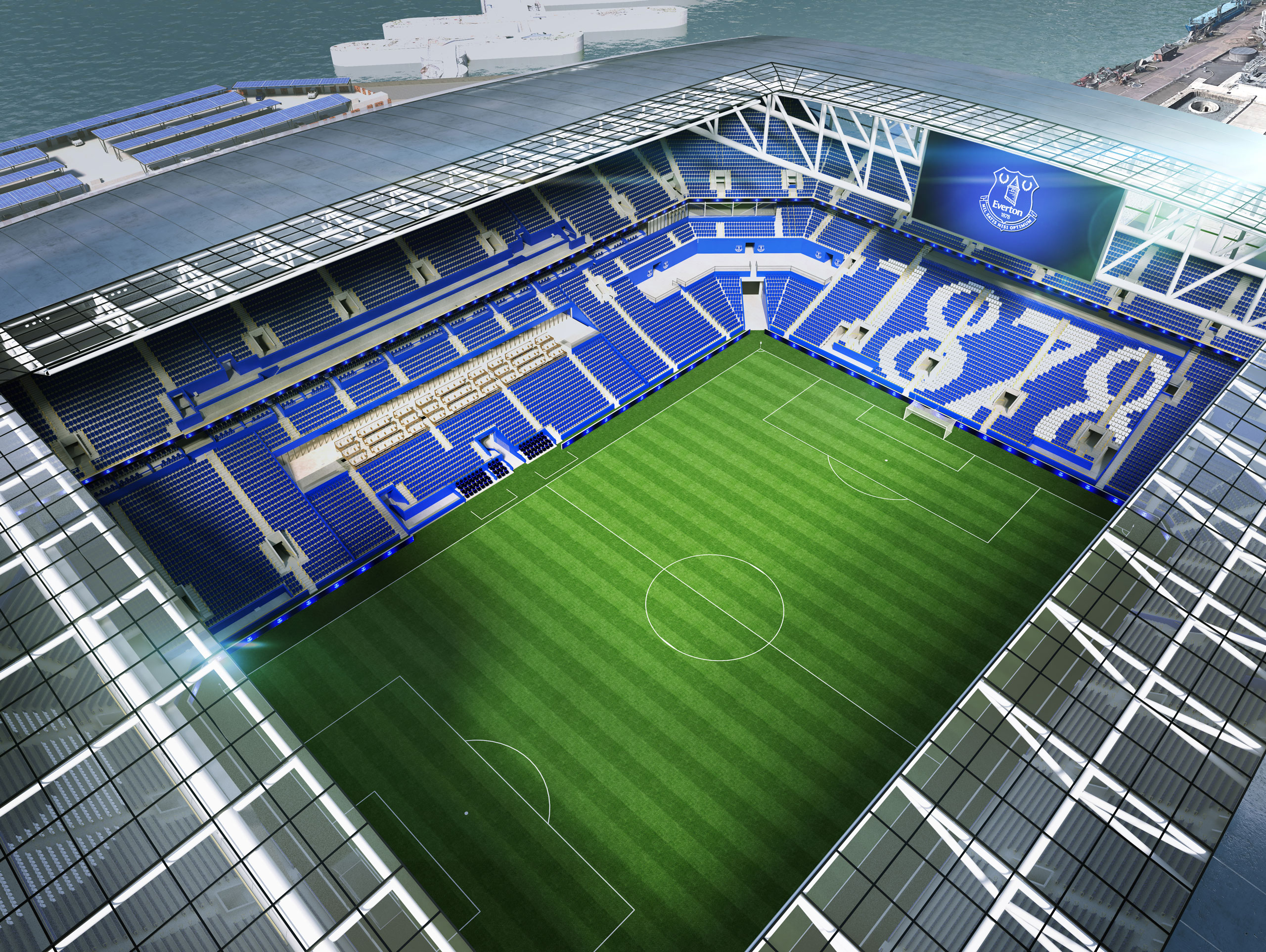 everton stadium 3d view: Experience the Future of Football Stadiums!