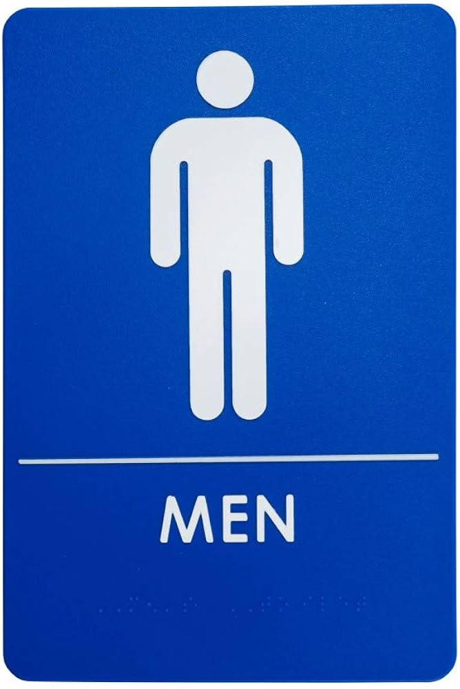 Men Bathroom Signage: Where to Buy and What to Look For