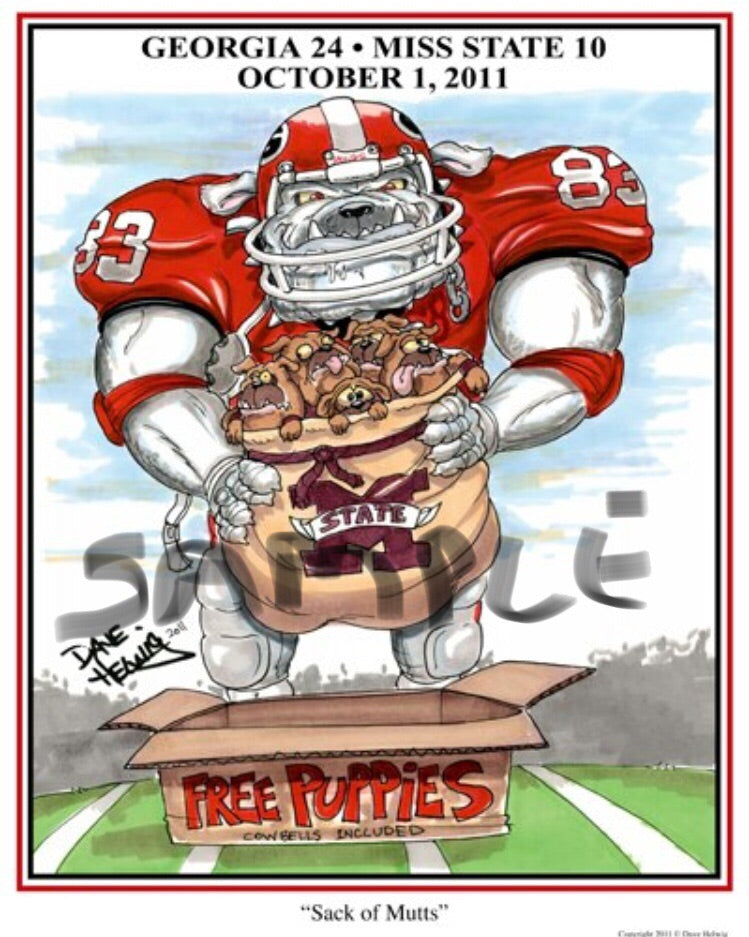 See This! Hilarious Georgia vs Mississippi State Cartoon.