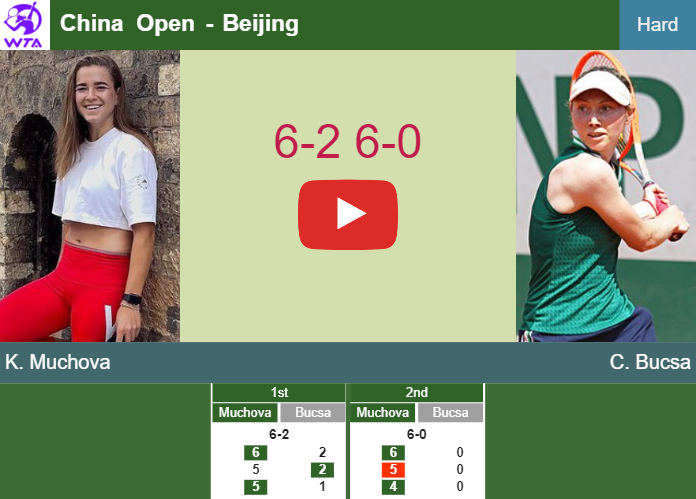 Bucsa vs Muchova: Game Highlights,Scores,(Simple Match Recap)