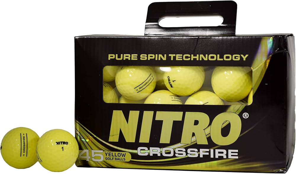 Nitro Crossfire Golf Balls: Get More Distance and Control!