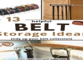 Belt holder: Simple ways to keep your belts organized!