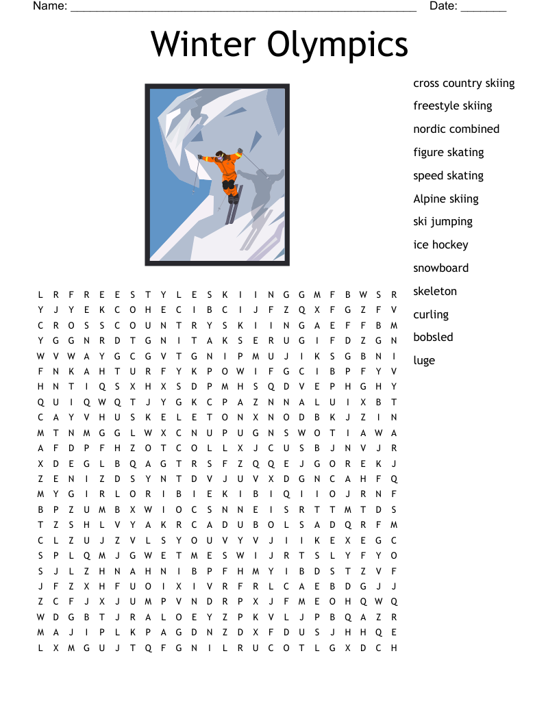 Want a challenging olympic chart crossword game? Test your Summer and Winter Games knowledge here.