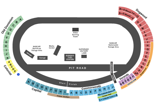 Best Seats at Richmond Raceway? Check the Seating Chart (2024 Update)