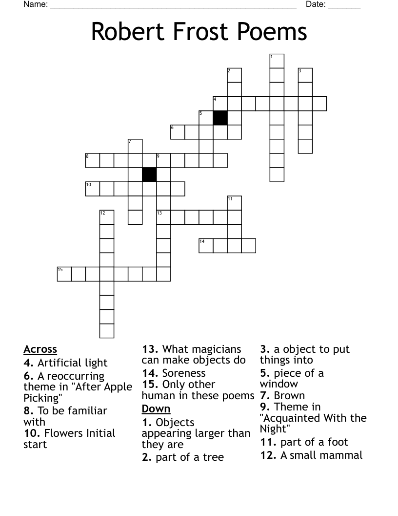 Frost crossword clue solutions: Find the answers you need fast!