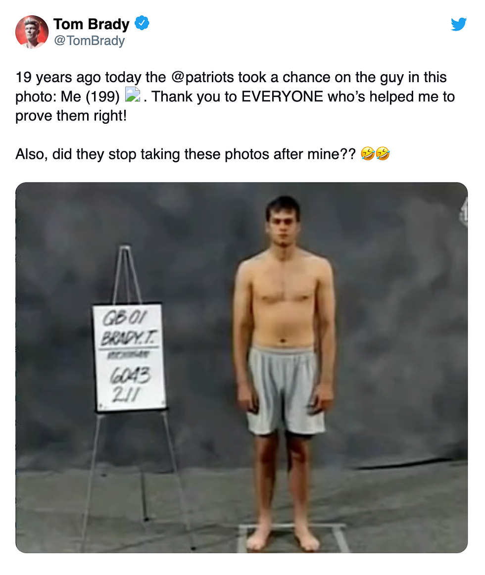 Tom Brady Draft Picture: From Underdog to GOAT Status!