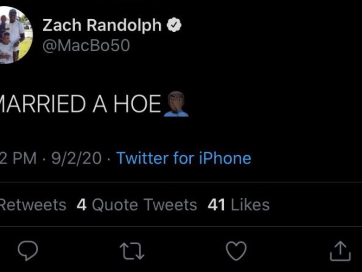 I Married a Hoe Zach Randolph: Whats the Deal with This Claim?