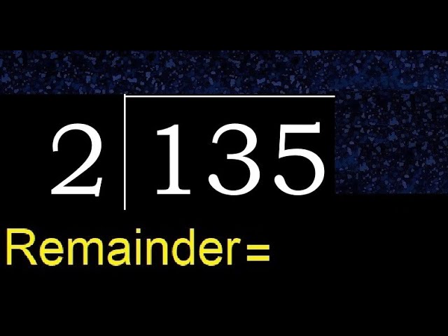 What is 135 Divided by 2? (Elementary Math for Everyone!)