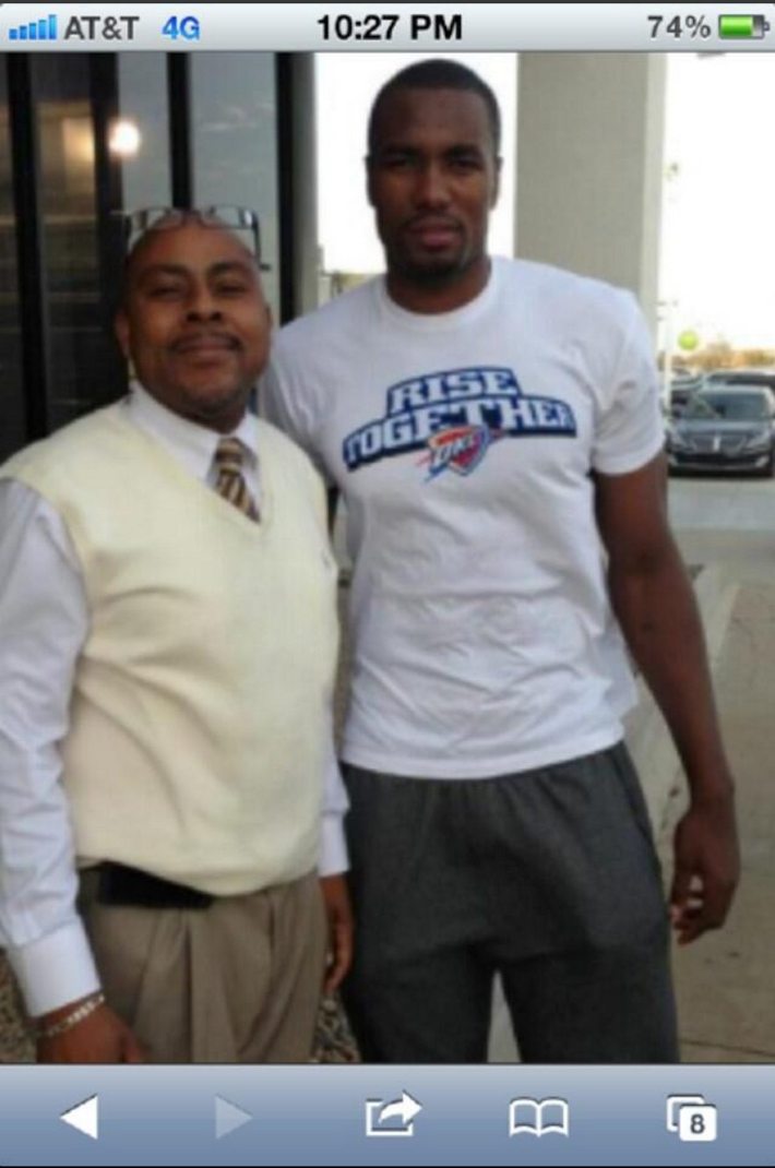 Whats the real story behind the Serge Ibaka bulge? Get the details on this famous photo.