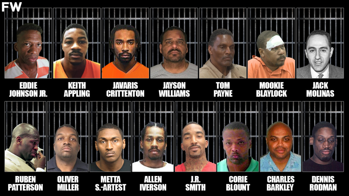 How many times has Dennis Rodman been arrested? A full list of incidents!