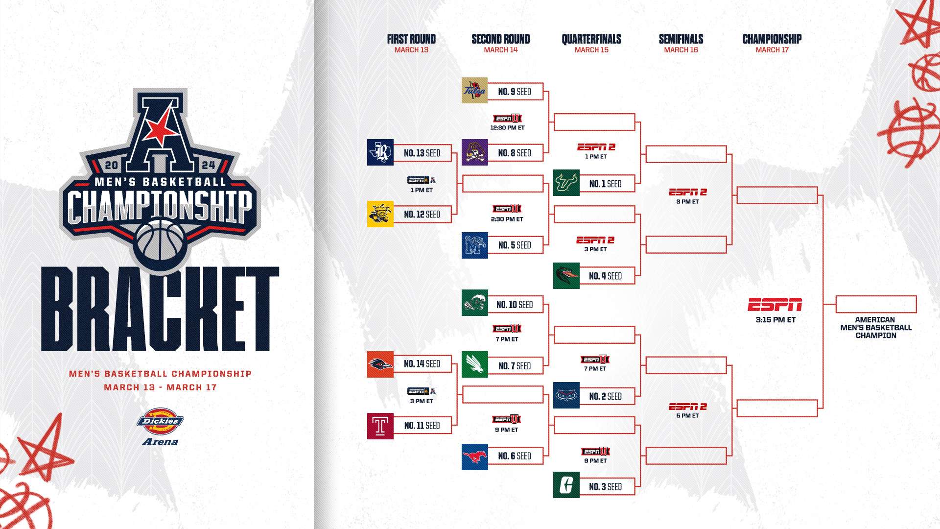 Where Can I Watch the aac basketball tournament 2024 and schedule.
