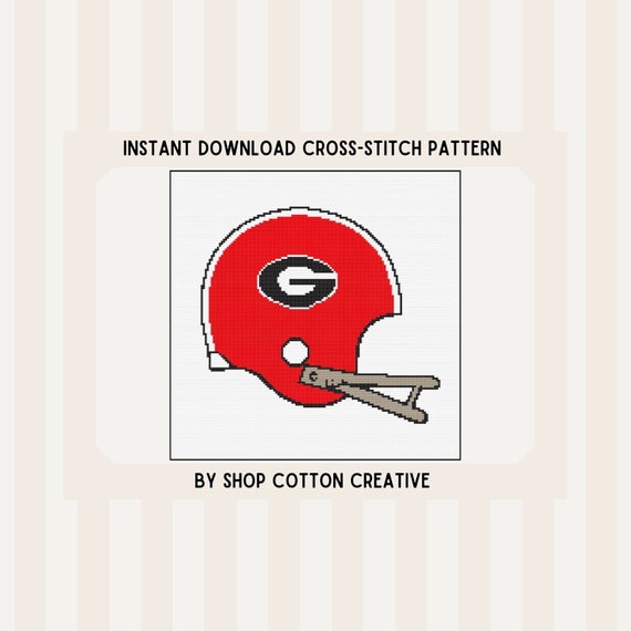 Easy Drawing of Small Georgia Helmets, perfect for all the ages!