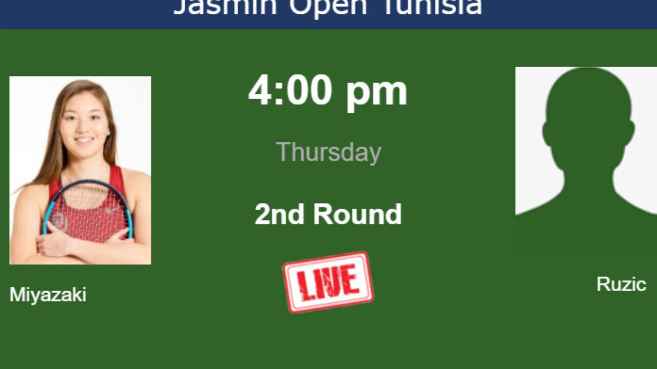 Where can I watch Ruzic vs Miyazaki live? Discover easy ways to stream the tennis match.