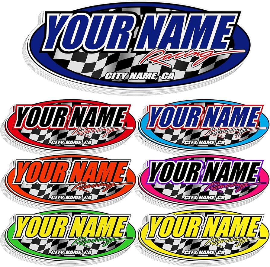 Want custom car sponsor stickers made just for you? Find out how to order personalized decals!